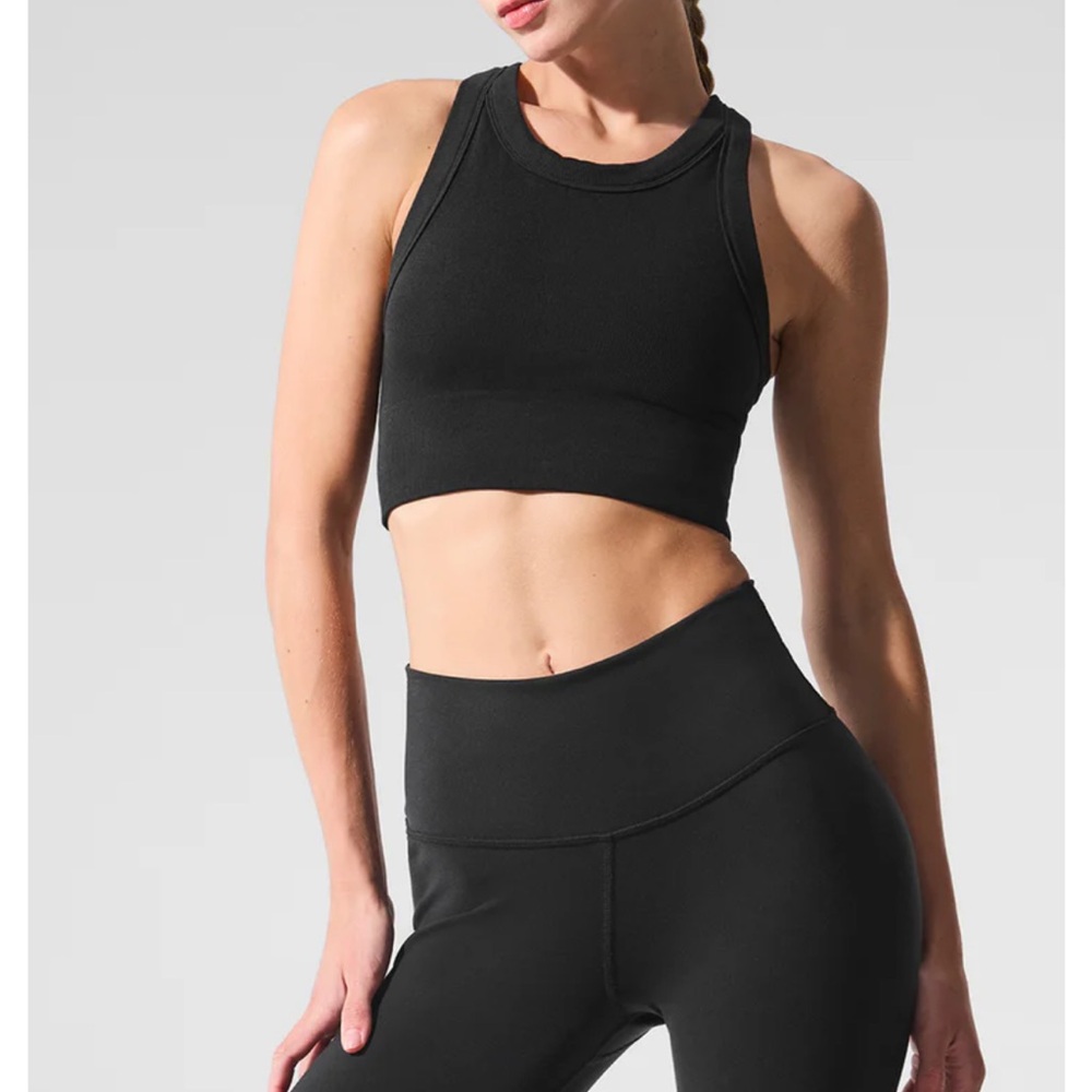 Alo Seamless Delight High Neck Bra M - Picture 4 of 5